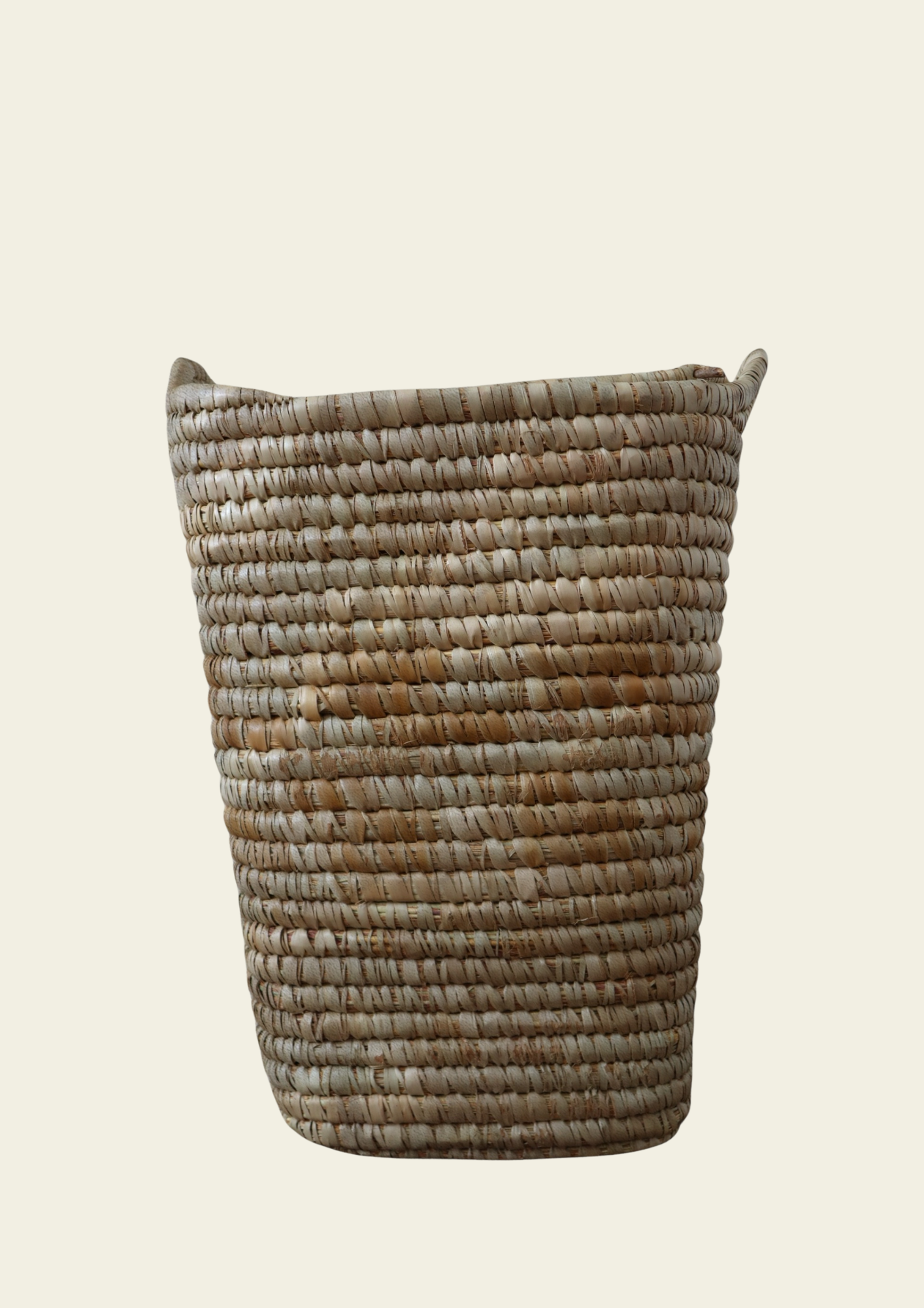 Grand panier de rangement en raphia SERJIO – Fait main